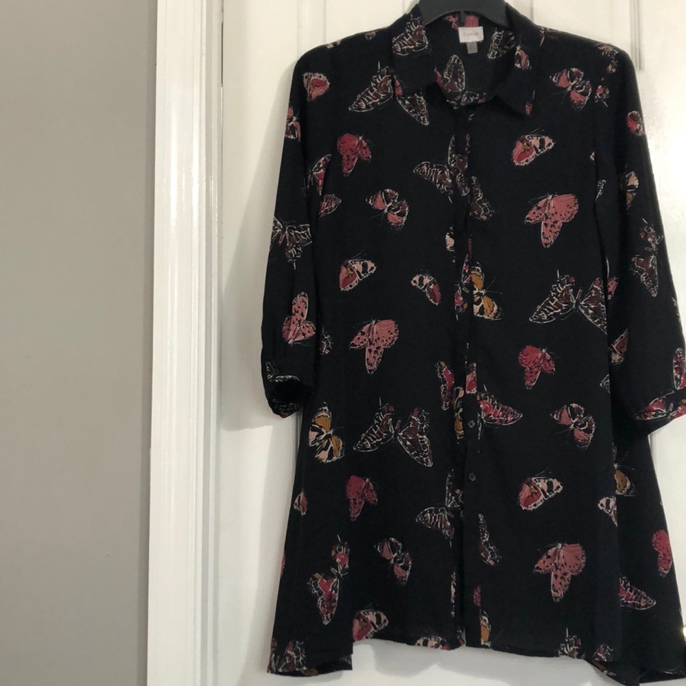 Cupio Sheer Tunic Top
